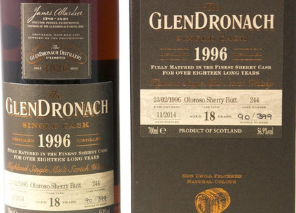 Glendronach 1996 18 Year Old Whisky - The Really Good Whisky Company