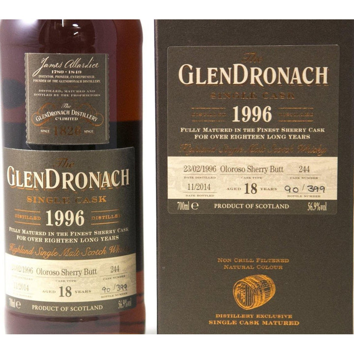 Glendronach 1996 18 Year Old Whisky - The Really Good Whisky Company