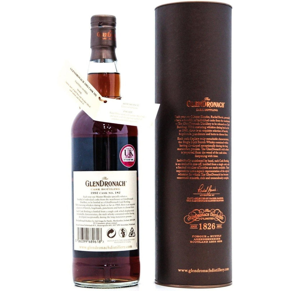 Glendronach 2006 13 year Old Single Cask number 5538 - 70cl 57.4% - The Really Good Whisky Company