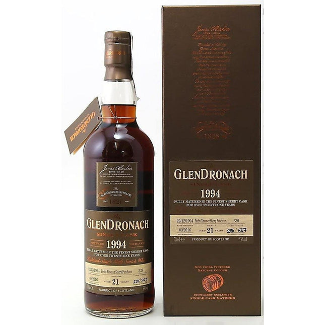 Glendronach 21 Year Old Single Cask 1994 Whisky - The Really Good Whisky Company
