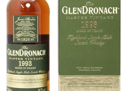 Glendronach 25 Year Old Master Vintage 1993 - The Really Good Whisky Company