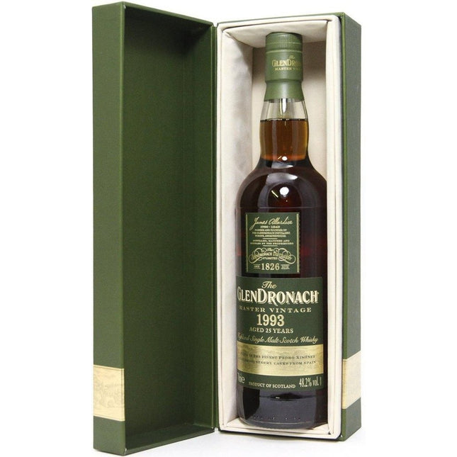Glendronach 25 Year Old Master Vintage 1993 - The Really Good Whisky Company