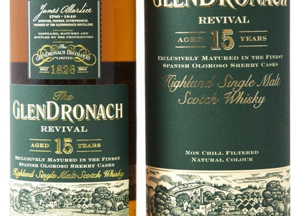 Glendronach Revival 15 Year Old Whisky - Original Batch Billy Walker Version - The Really Good Whisky Company