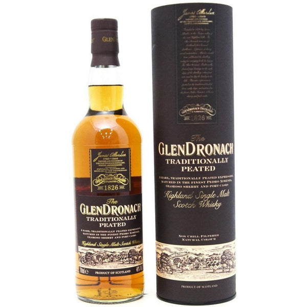 The GlenDronach Traditionally Peated bottle