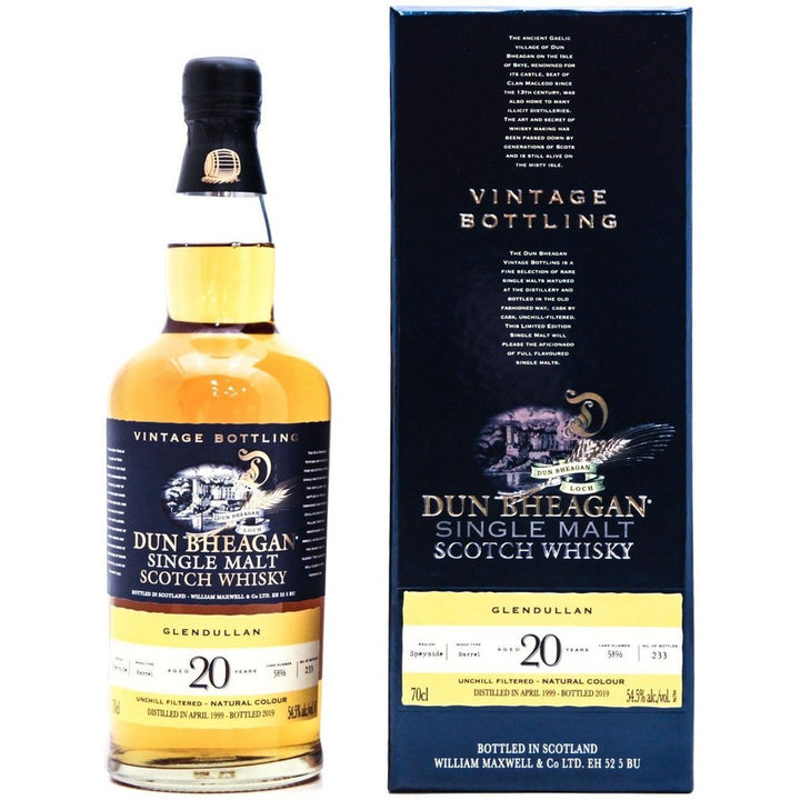 Glendullan 20 Year Old 1999 (cask 5896) Dun Bheagan (Ian Macleod) - 70cl 54.5%