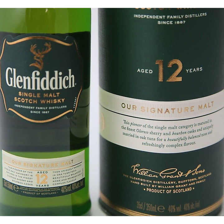 Glenfiddich 12 Year Old - 35cl 40% - The Really Good Whisky Company