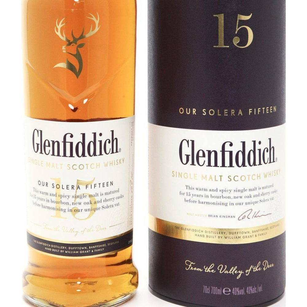 Glenfiddich 15 Year Old Solera Vat Reserve - 70CL 40% - The Really Good Whisky Company