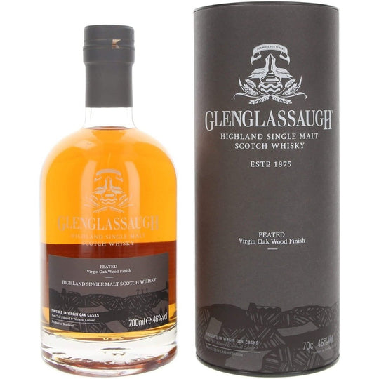 Glenglassaugh Peated Virgin Oak Wood Finish Single Malt Scotch Whisky - 70cl 46%