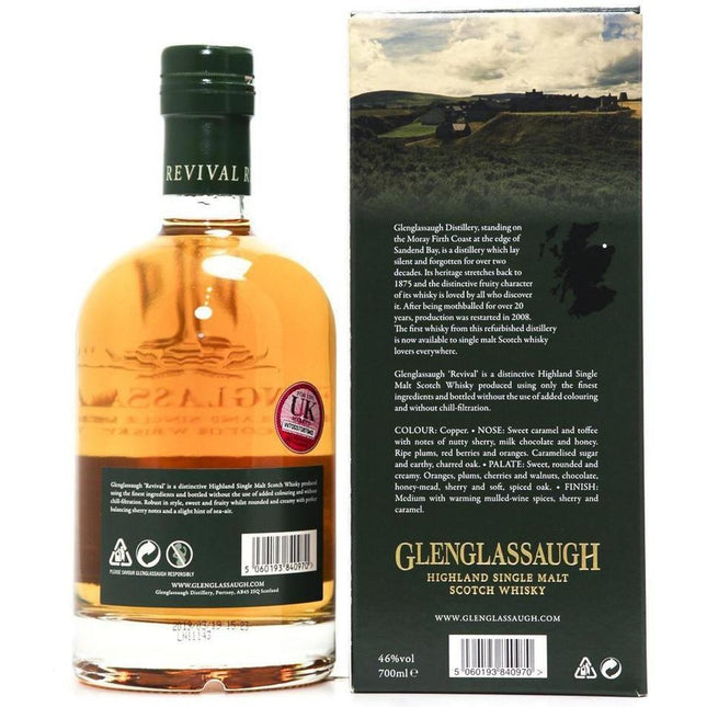 Glenglassaugh Revival Single Malt Whisky - 70cl 46% - The Really Good Whisky Company