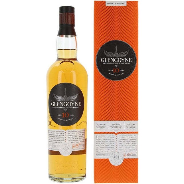 Glengoyne 10 Year Old Single Malt Scotch Whisky - 70cl 40% - The Really Good Whisky Company