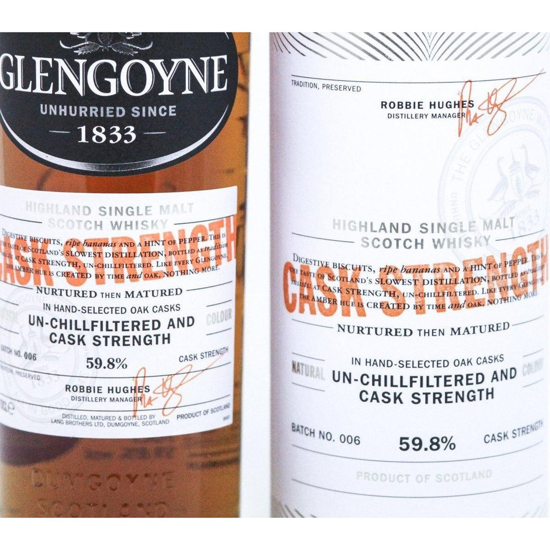 Glengoyne Cask Strength 59.8% ABV - The Really Good Whisky Company