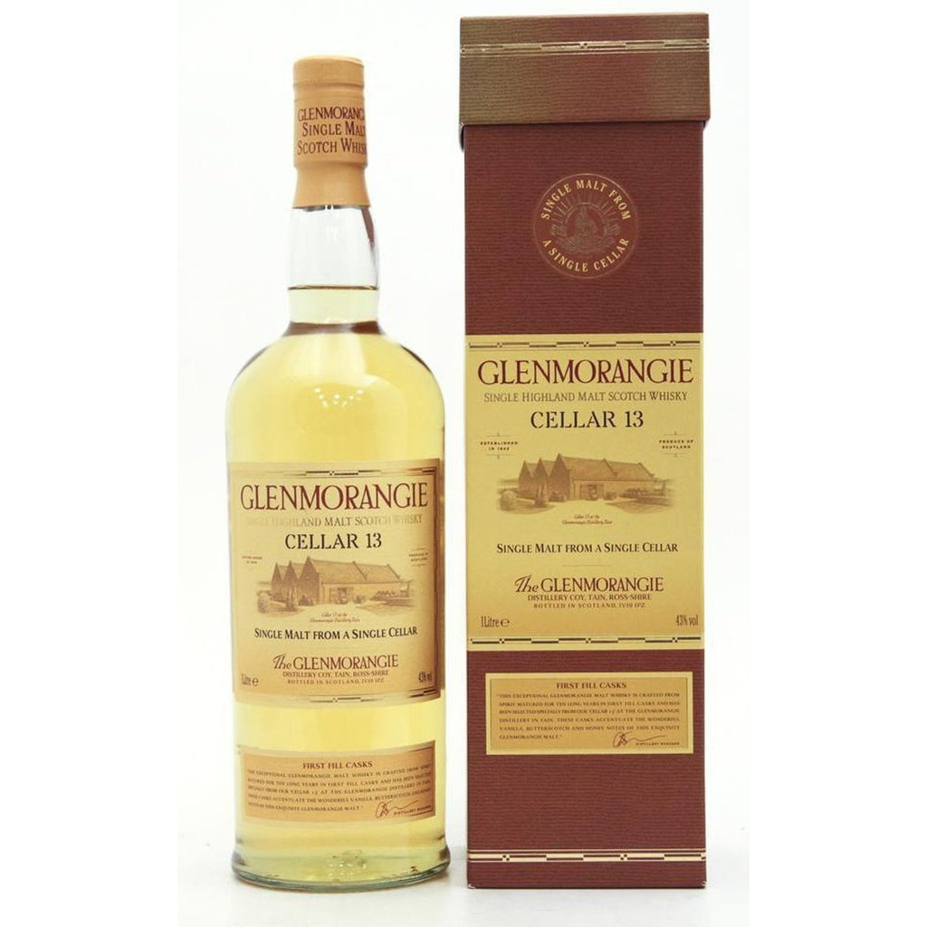 Glenmorangie 10 Year Old Cellar 13 - 1litre 43% - The Really Good Whisky Company