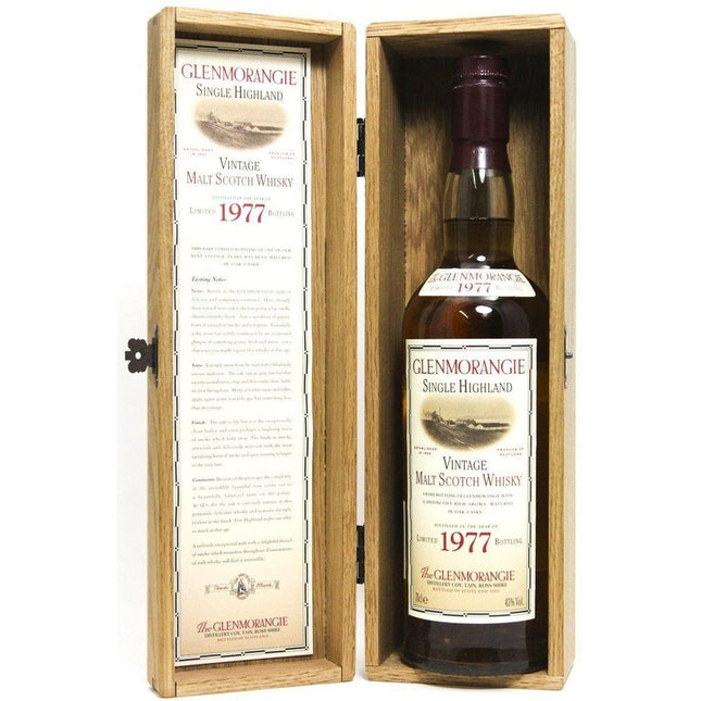 Glenmorangie 1977 - 21 Year Old Single Malt Scotch Whisky - The Really Good Whisky Company