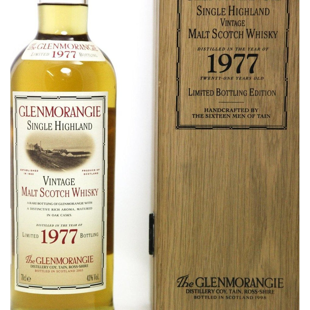 Glenmorangie 1977 - 21 Year Old Single Malt Scotch Whisky - The Really Good Whisky Company