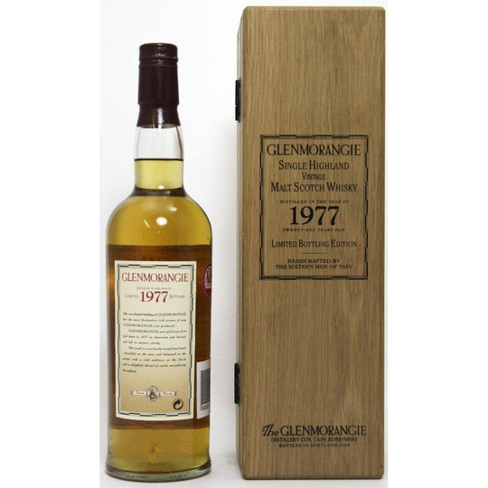 Glenmorangie 1977 - 21 Year Old Single Malt Scotch Whisky