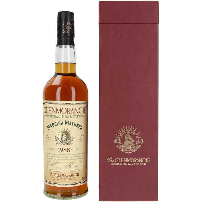 Glenmorangie 1988 15 Year Old Madeira Matured - 70cl 56.6% - The Really Good Whisky Company