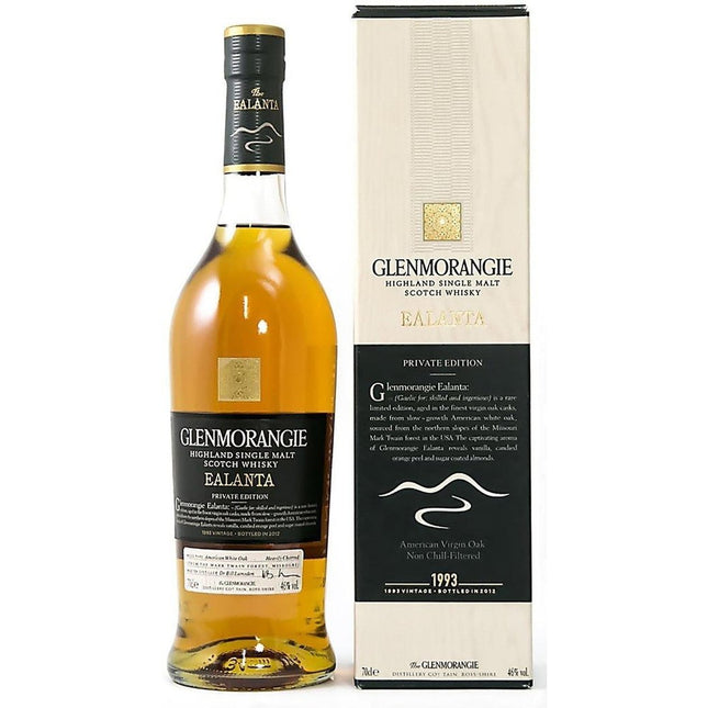 Glenmorangie 1993 Ealanta  Scotch Whisky - The Really Good Whisky Company