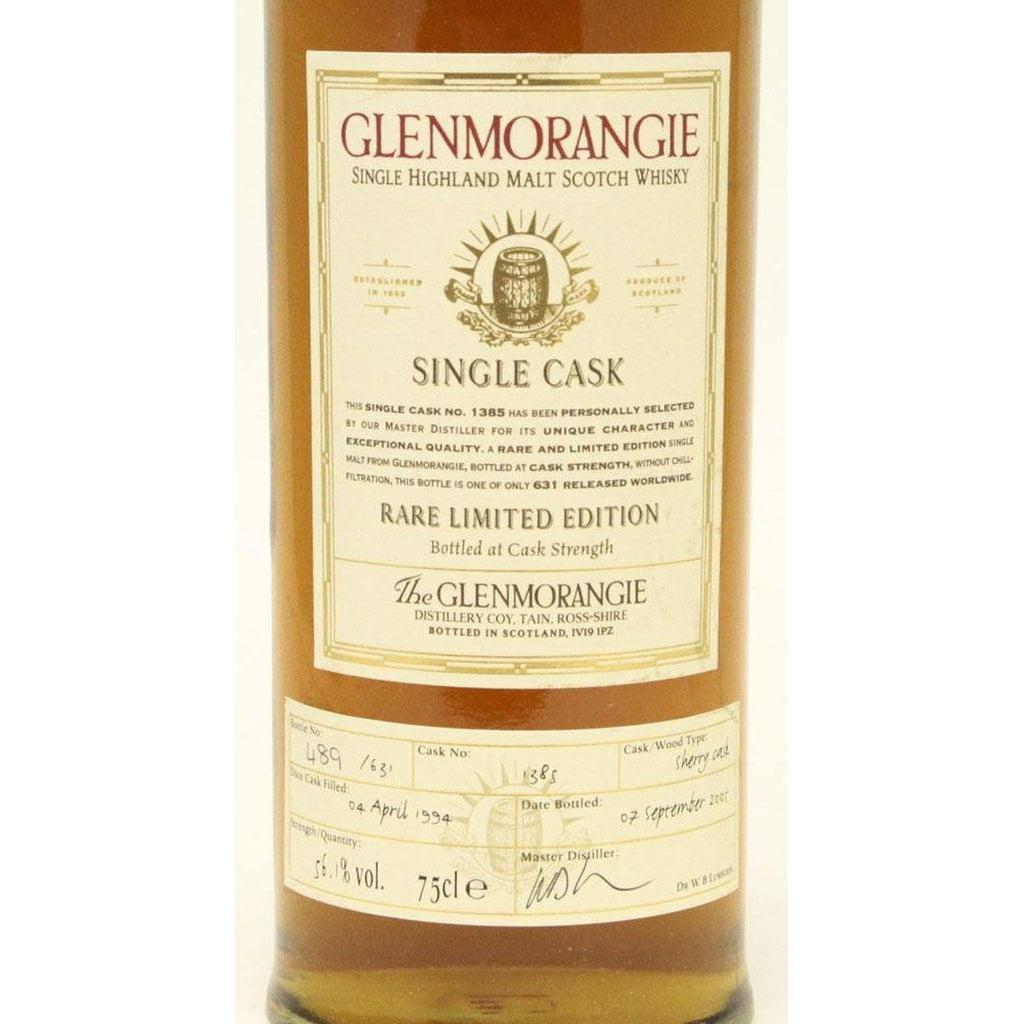 Glenmorangie 1994 Sherry Cask No. 1385 - 75cl 56.1% - The Really Good Whisky Company