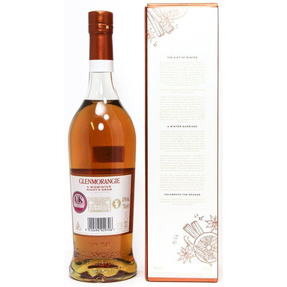 Glenmorangie A Midwinter Night's Dram limited  Edition Whisky - The Really Good Whisky Company