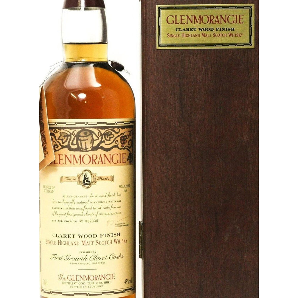 Glenmorangie Claret Wood Single Malt Scotch Whisky - 70cl 43% - The Really Good Whisky Company