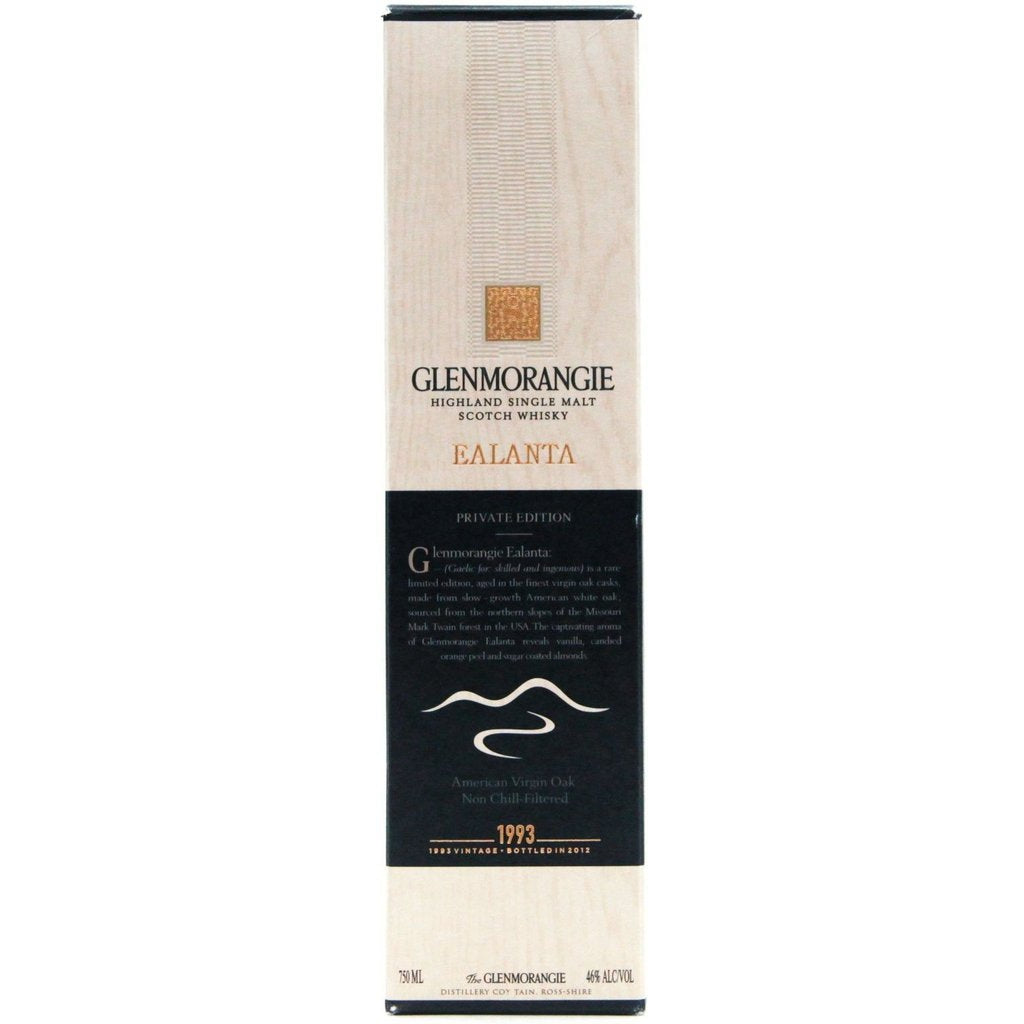 Glenmorangie Ealanta Private Edition 1993 Vintage Bottled 2012 Single Malt Scotch Whisky - 75cl 46%