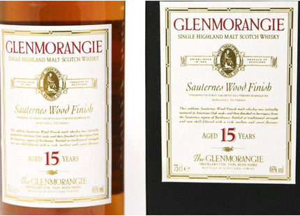 Glenmorangie Sauternes Wood Finish 15 Year Old - The Really Good Whisky Company