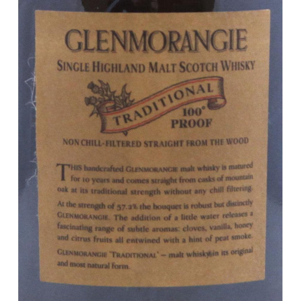 Glenmorangie Traditional 100° Proof Single Malt Scotch Whisky - The Really Good Whisky Company