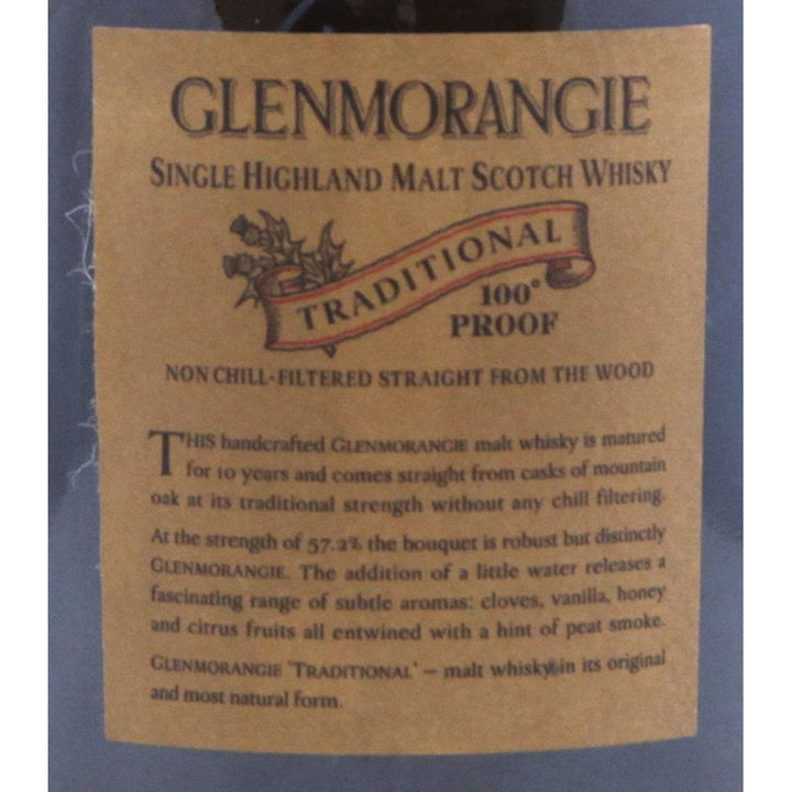 Glenmorangie Traditional 100° Proof Single Malt Scotch Whisky - The Really Good Whisky Company