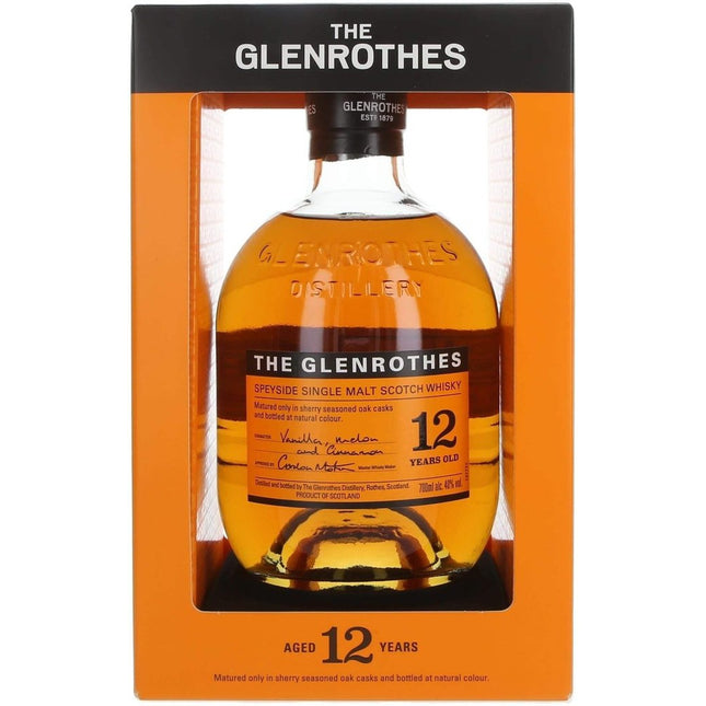 Glenrothes 12 Year Old Single Malt Scotch Whisky - 70cl 40% - The Really Good Whisky Company