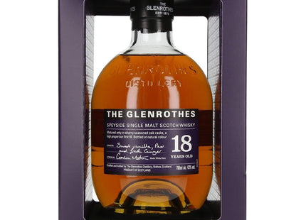Glenrothes 18 Year Old Single Malt Scotch Whisky - The Really Good Whisky Company