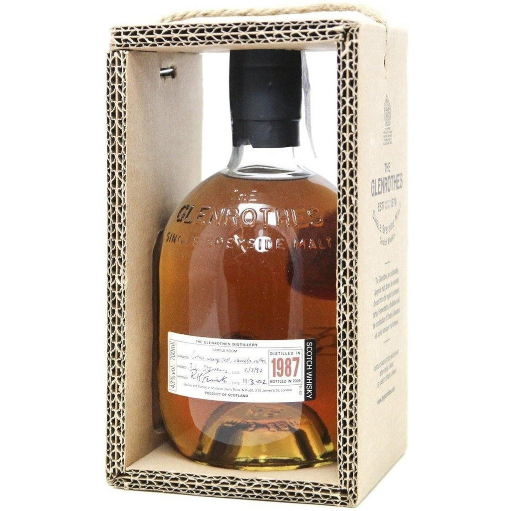 Glenrothes 1987-2005 Single Malt Scotch Whisky - 70cl 43% - The Really Good Whisky Company