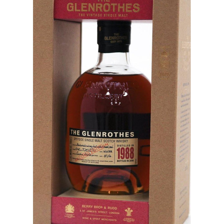 Glenrothes Vintage Second Edition 1988 -2016 - The Really Good Whisky Company