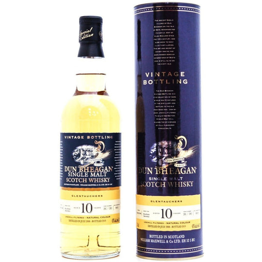 Glentauchers 10 Year Old 2008 (casks 281 & 283) Dun Bheagan (Ian Macleod) - 70cl 43%