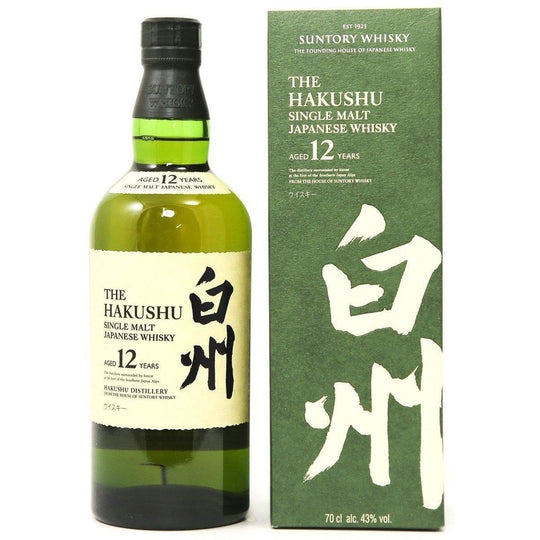 Hakushu 12 Year Old Japanese Whisky - 70cl 43%