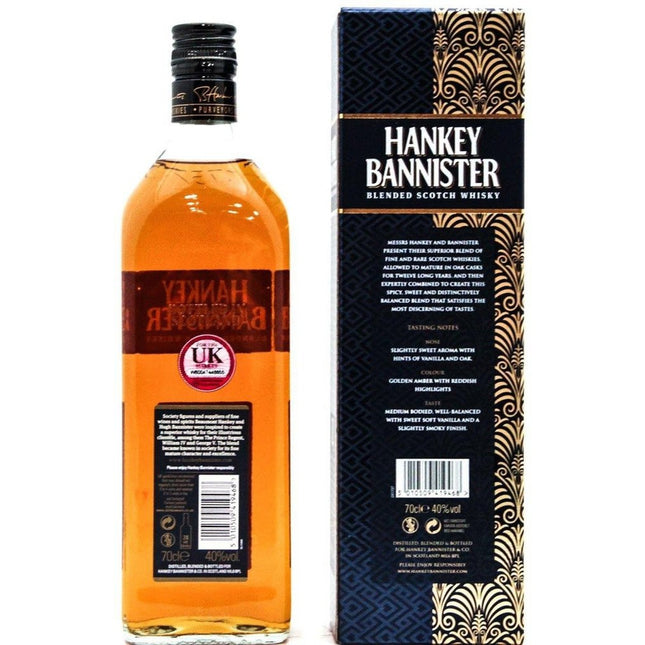 Hankey Bannister 12 Year Old - 70cl 40% - The Really Good Whisky Company
