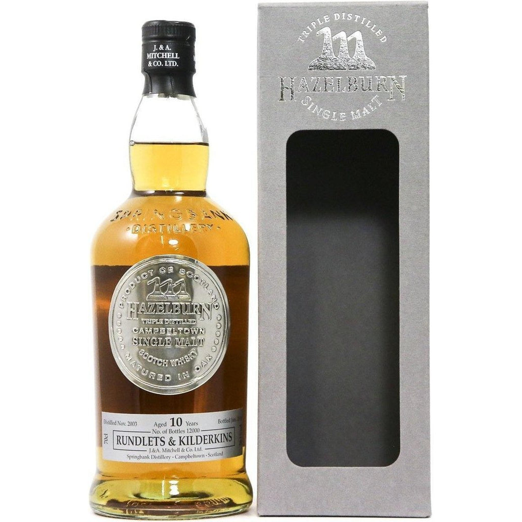 Hazelburn 2003 10 Year Old Whisky  - Rundlets & Kilderkins - The Really Good Whisky Company