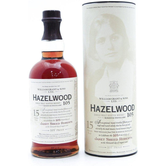 Hazelwood 105 15 Year Old - 70cl 52.5%