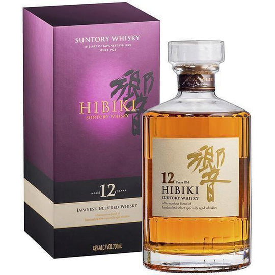 Hibiki 12 Year Old Japanese Whisky - 70cl 43%