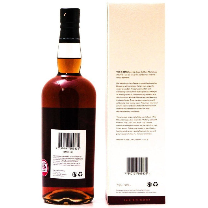 High Coast Berg Swedish Single Malt Whisky 70cl 46%