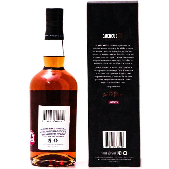 High Coast Quercus IV Mongolica  Swedish Single Malt Whisky - 50cl 50.8%