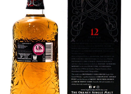 Highland Park 12 Year Old Single Malt Scotch Whisky - 70cl 40%