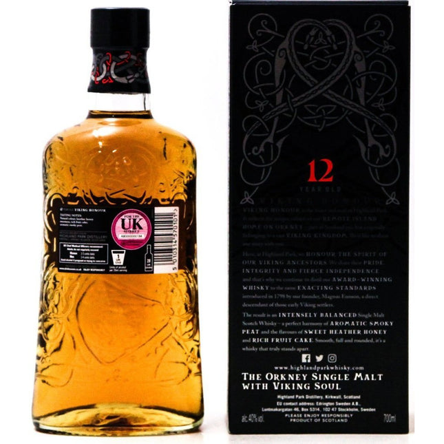 Highland Park 12 Year Old Single Malt Scotch Whisky - 70cl 40%
