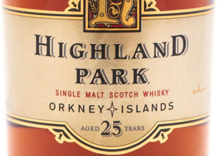 Highland Park 25 Year Old - Dumpy Bottle - 70cl 51.5% - The Really Good Whisky Company
