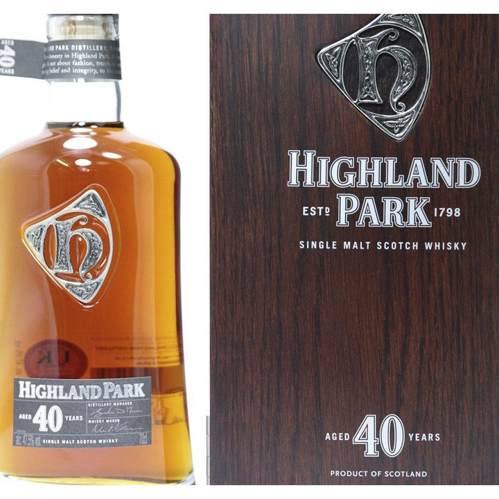 Highland Park 40 Year Old Single Malt Scotch - 70cl 47.5% - The Really Good Whisky Company