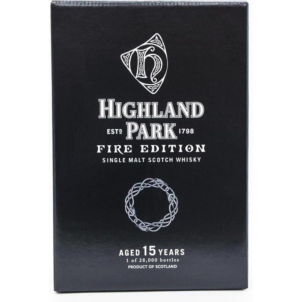 Highland Park Fire Edition 15 Year Old - 70cl 45.2% - The Really Good Whisky Company