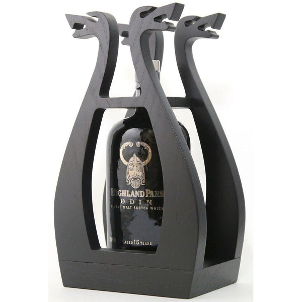Highland Park ODIN 空き瓶　専用木製スタンド付 Highland Park Odin 16 Year Old Single Malt Scotch Whisky – The
