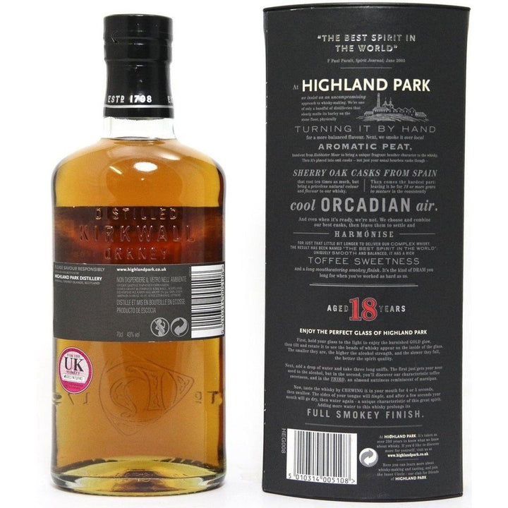 Highland Park Orcadian Fire Single Malt Scotch Whisky - The Really Good Whisky Company