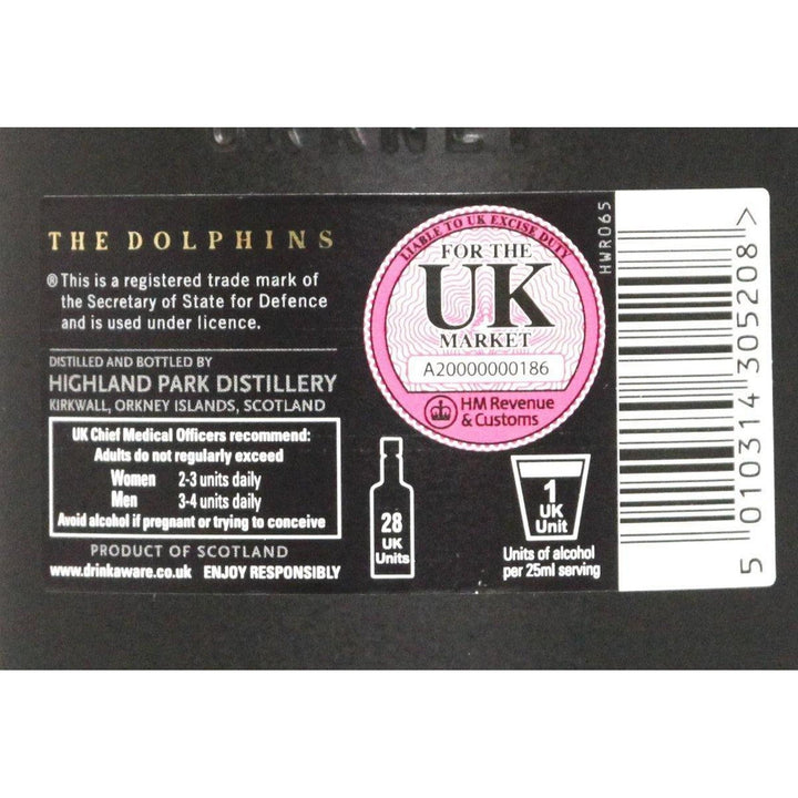 Highland Park The Dolphins - Royal Navy Submarine Service - The Really Good Whisky Company