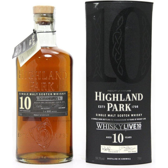 Highland Park Whisky Live London & Tokyo - 10 Year Old Scotch Whisky - 70cl 59.3%