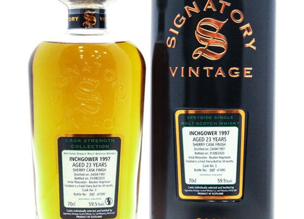 Inchgower 1997 23 Year old Sherry Finish Signatory Vintage - 70cl 59.5%